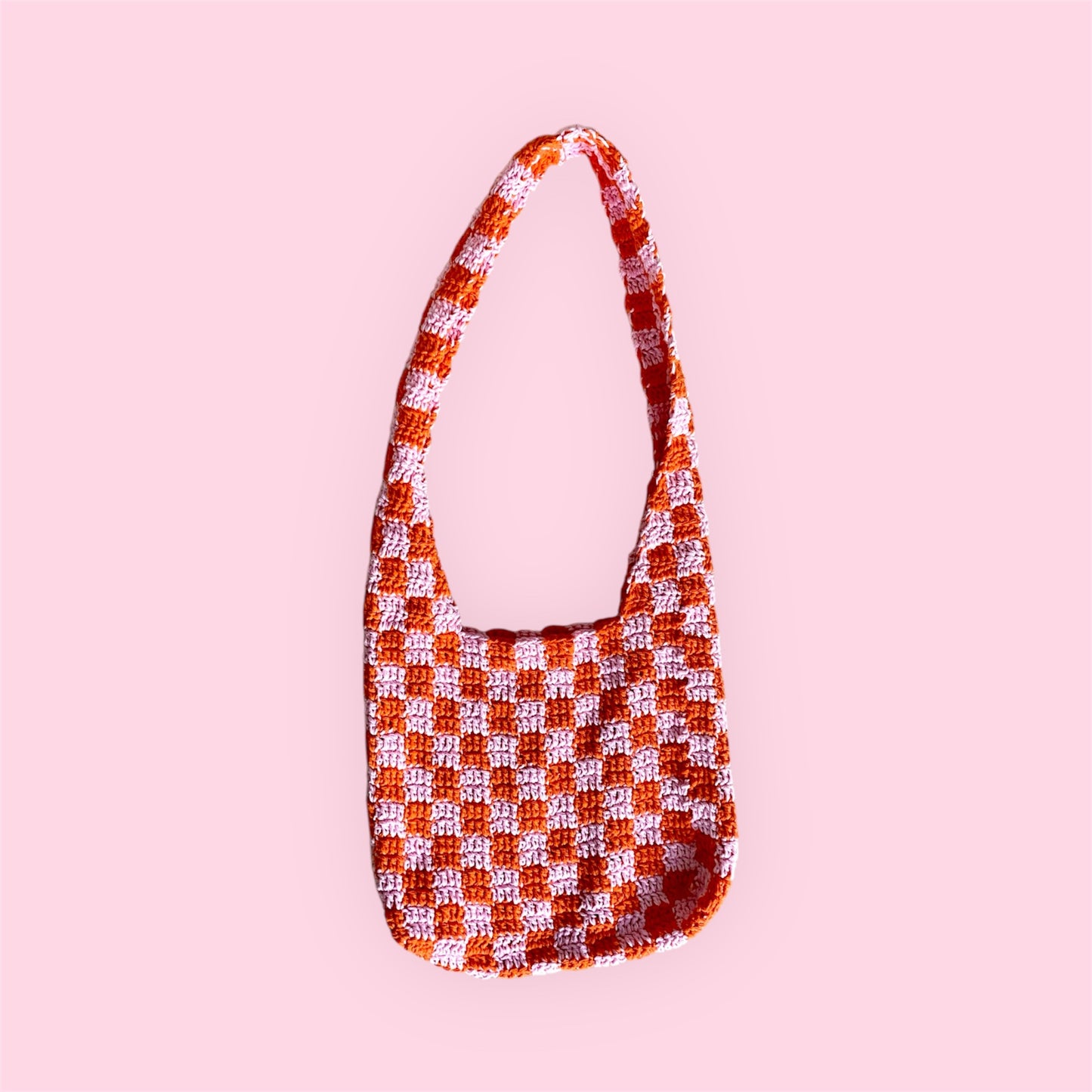 checkered bag