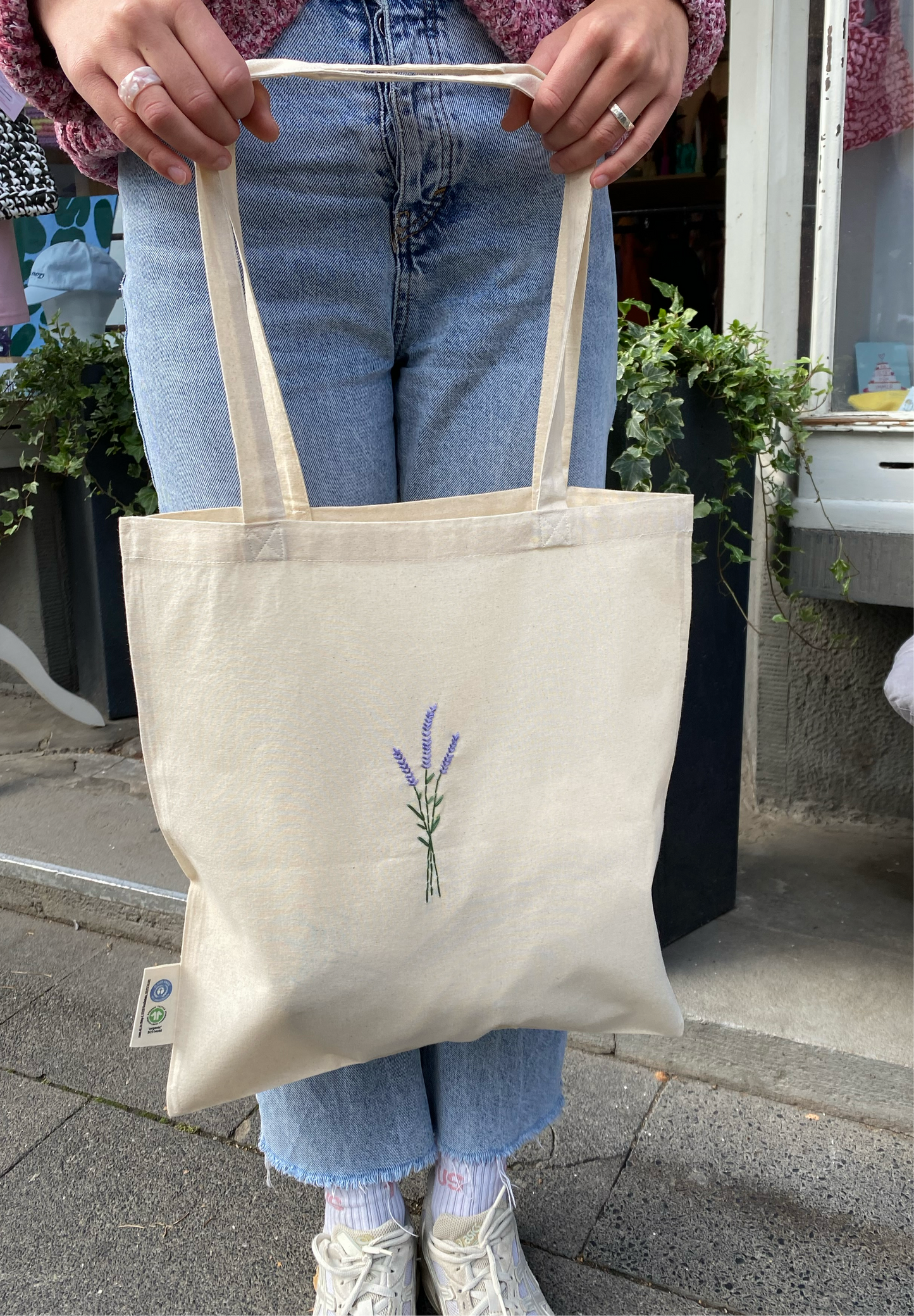 Jutebeutel „Lavendel“