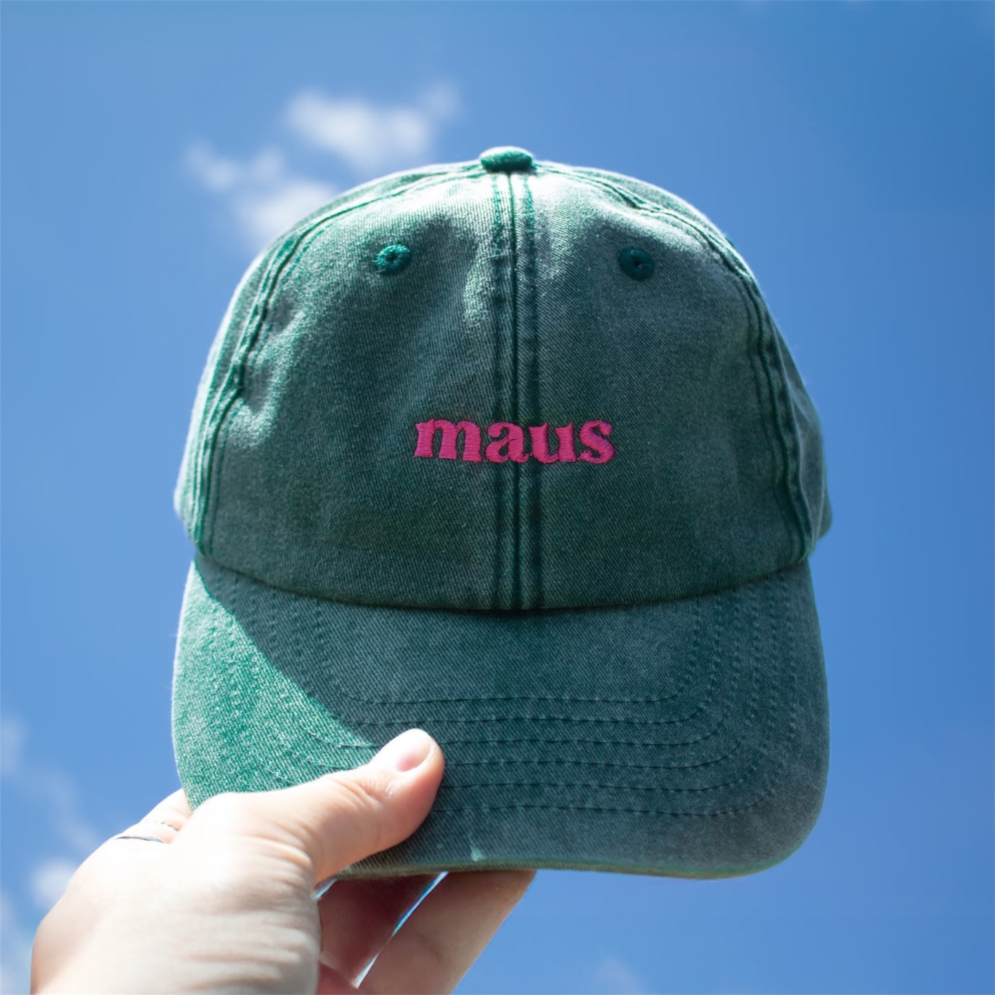 Maus Cap grün