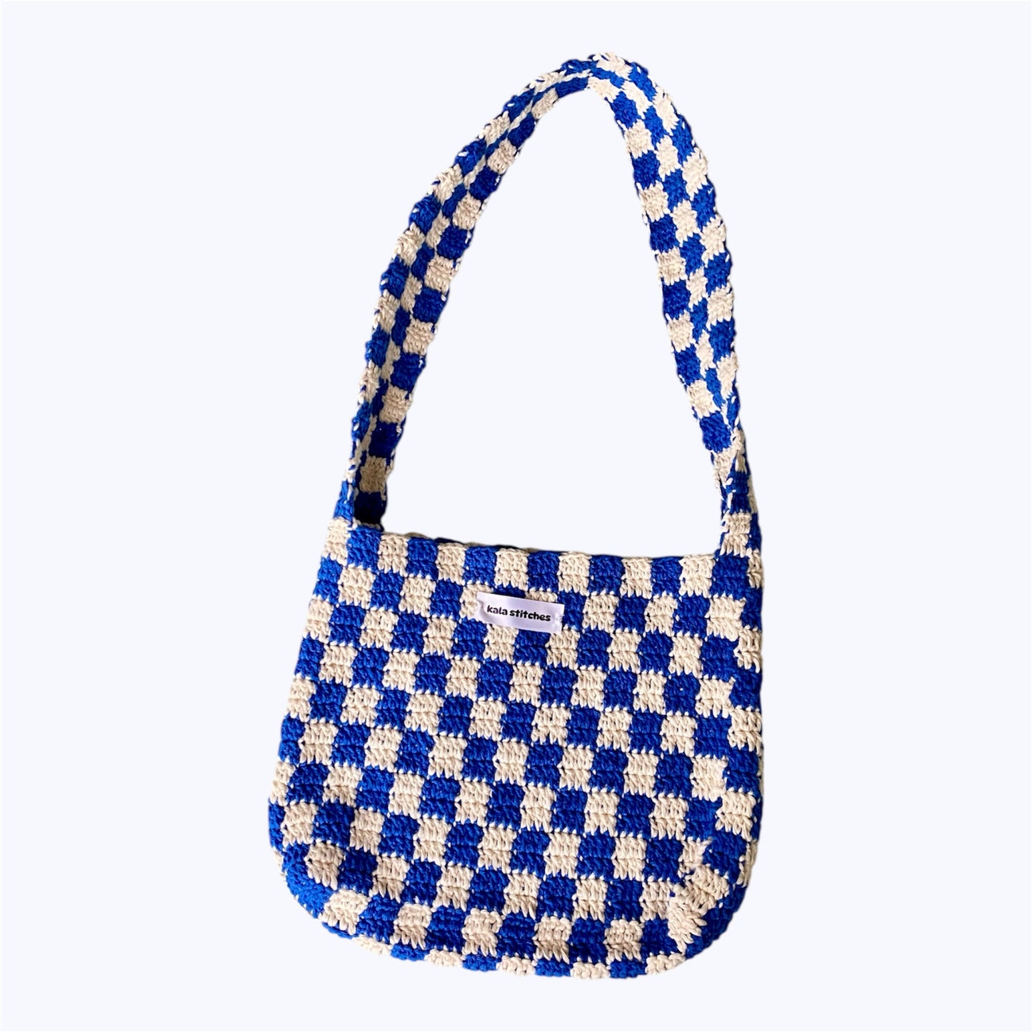 checkered bag