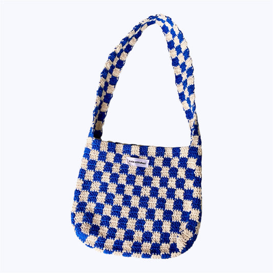 checkered bag