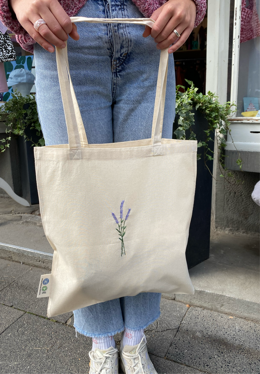 Jutebeutel „Lavendel“